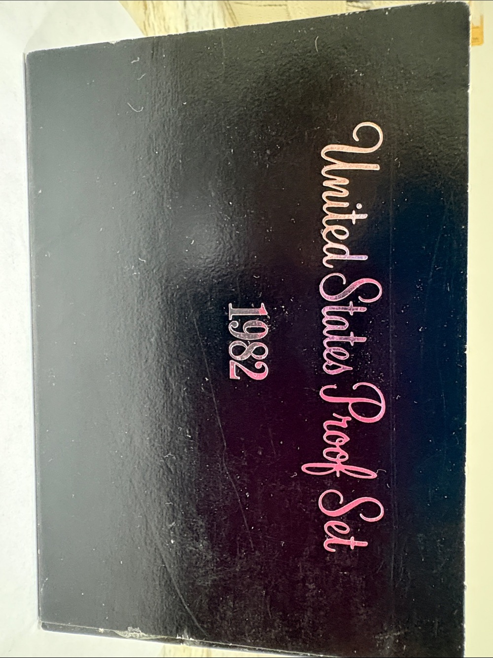 US Proof Set 1982 5 coin set - black cover